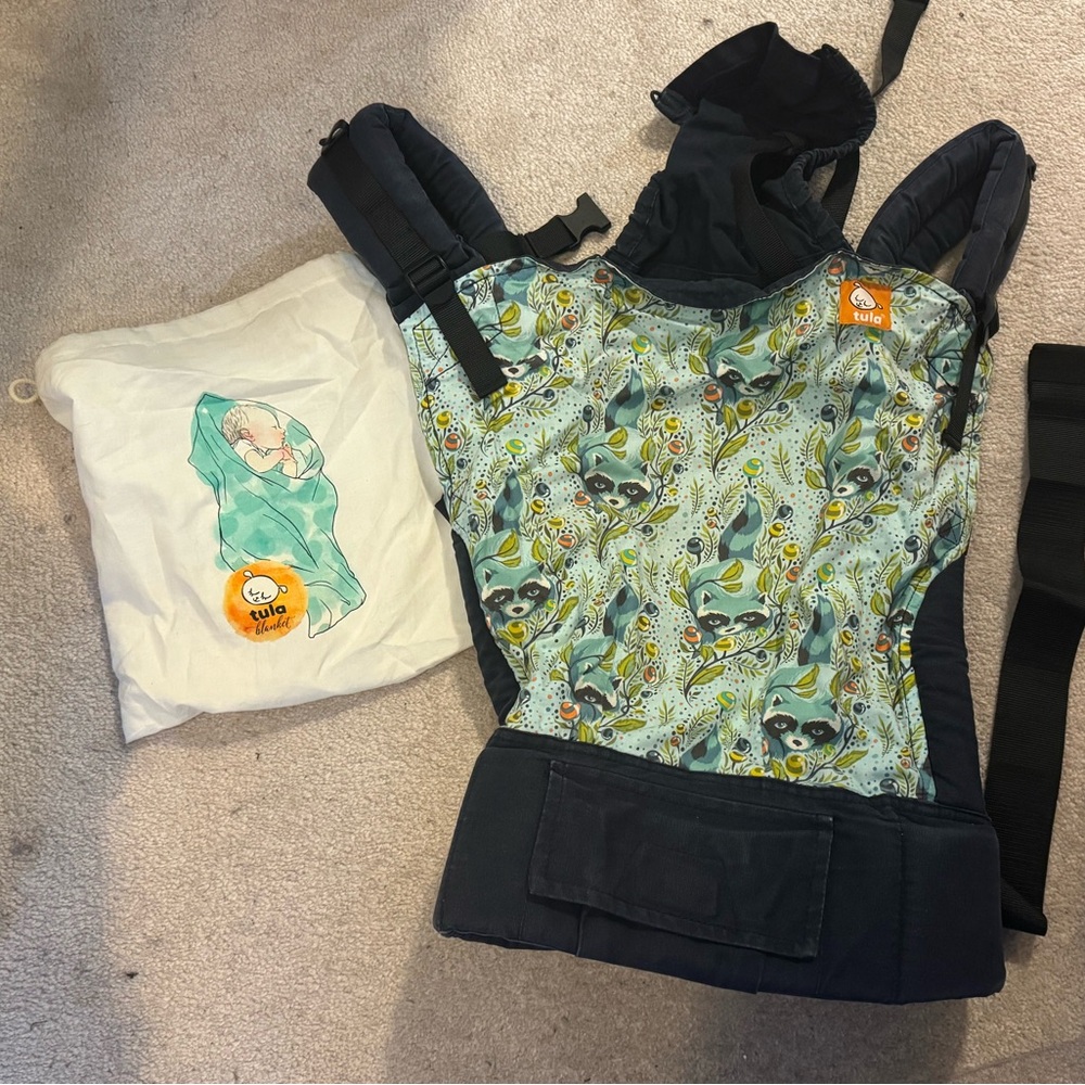 Tula Toddler Carrier with Raccoon - size 2 - 6 years